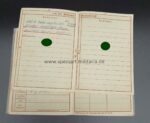 Urkunden mit Wehrpass aus Neustettin, Oberwachtmeister im 1.Flakregiment 61 8,8cm Flaksoldat – Bild 16