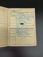 Urkunden mit Wehrpass aus Neustettin, Oberwachtmeister im 1.Flakregiment 61 8,8cm Flaksoldat – Bild 19