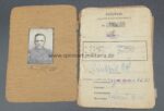 Soldbuch mit Orden und Urkunde eines Mannes aus Schwerin – Bild 5