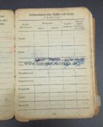 Soldbuch mit Orden und Urkunde eines Mannes aus Schwerin – Bild 9