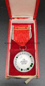Medaille zur Erinnerung an den 13. März 1938 im Etui – Bild 4