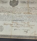 Abschiedsurkunde Königlich Bayerisches 6. Chevaulegers-Regiment „Prinz Albrecht von Preußen“ – Bild 2