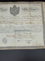 Abschiedsurkunde Königlich Bayerisches 6. Chevaulegers-Regiment „Prinz Albrecht von Preußen“ – Bild 3