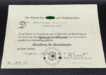 Wehrmacht Heer, Wehrpass & Urkunden (Wiederholungsspange) des Sanitätsunteroffiziers Paul Beimel aus Langen-Brück, Liegnitz (Schlesien), 1.Krankenkraftwagen Zug 263 (263. Infanterie Division) Frankreich, Westfront – Bild 5