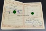 Wehrmacht Heer, Wehrpass & Urkunden (Wiederholungsspange) des Sanitätsunteroffiziers Paul Beimel aus Langen-Brück, Liegnitz (Schlesien), 1.Krankenkraftwagen Zug 263 (263. Infanterie Division) Frankreich, Westfront – Bild 17