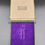 Grünes LDO Etui Spanienkreuz Bronze