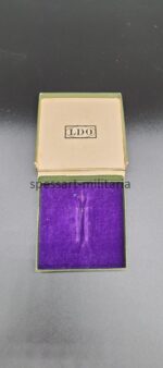 Grünes LDO Etui Spanienkreuz Bronze