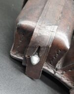 1.Weltkrieg Patronentasche, geschwärztes Leder – Bild 3