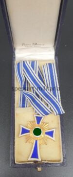 Ehrenkreuz der deutschen Mutter in Gold im Etui, Franz Scheurle, Gemünd – Bild 2
