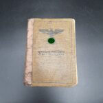 Wehrmacht Heer, Soldbuch des Stabsgefreiten Albert Giefer aus Gelsenkirchen, Panzer-Artillerie-Regiment 128, (23. Panzer-Division) Ostfront