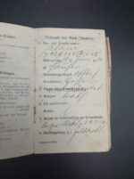 1.Weltkrieg, Militärpass des Gefreiten Adam Bergmann aus Hausen (Offenbach am Main) Stellungskämpfe Verdun, Argonnen, Champagne – Bild 3
