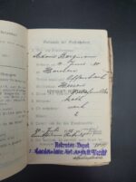 1.Weltkrieg, Militärpass des Gefreiten Adam Bergmann aus Hausen (Offenbach am Main) Stellungskämpfe Verdun, Argonnen, Champagne – Bild 5