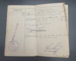 1.Weltkrieg, Militärpass des Gefreiten Adam Bergmann aus Hausen (Offenbach am Main) Stellungskämpfe Verdun, Argonnen, Champagne – Bild 9