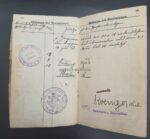 1.Weltkrieg, Militärpass des Gefreiten Adam Bergmann aus Hausen (Offenbach am Main) Stellungskämpfe Verdun, Argonnen, Champagne – Bild 14