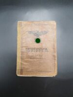Wehrmacht Heer, Soldbuch (Zweitschrift) des Oberfeldwebel Johann Greff aus Bochum-Hordel, Grenadier Regiment 284, (96. Infanterie-Division) Ostfront