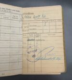 Wehrmacht Heer, Soldbuch (Zweitschrift) des Oberfeldwebel Johann Greff aus Bochum-Hordel, Grenadier Regiment 284, (96. Infanterie-Division) Ostfront – Bild 8