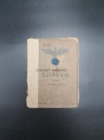 Wehrmacht Heer, Soldbuch des Obergefreiten Hermann Riebold aus Rotenburg (Fulda), Stab./Infanterie Regiment 459, (251. Infanterie-Division) Ostfront