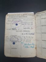 Wehrmacht Heer, Soldbuch des Obergefreiten Hermann Riebold aus Rotenburg (Fulda), Stab./Infanterie Regiment 459, (251. Infanterie-Division) Ostfront – Bild 12