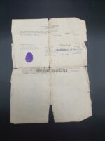 Wehrmacht Heer, Soldbuch des Unteroffiziers Hermann Gräper aus Südfelde (Minden), Grenadier Regiment 74, (19. Volks-Grenadier-Division) Kampfhandlungen Saarpfalz – Bild 20