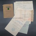 Wehrmacht Heer, Soldbuch des Unteroffiziers Rolf Schmidt aus Neumark (Sachsen), Panzer Grenadier Regiment 112, (20. Panzer-Division) Ostfront