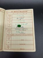 Wehrpass eines Mannes aus Pirna 5.Inf.Rgt. 257, gefallen – Bild 6