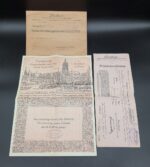 Bombenversicherungsschein Frankfurt 1917