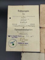 Urkunden Uffz Borchert 6.Gren.Rgt.24 – Bild 4