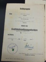 Urkunden Uffz. Gliesche 1./Heer. s. Art. Abt 615, EK1 in Kurland – Bild 3