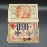 Ordenskästchen eines Weltkriegsteilnehmers