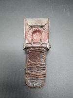 Preußen Koppelschloss Feldgrau mit Lederzunge – Bild 3