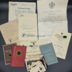 Dokumente des Obergefreitem Pommert 2./s.-Flakabteilung 191 (v)
