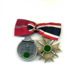 Damenschleife Kriegsverdienstkreuz und Ostmedaille