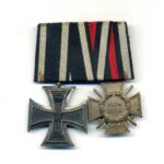 2er Ordensspange Eisernes Kreuz 2. Klasse 1914, Ehrenkreuz für Frontkämpfer