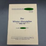 Der Winterdienstplan 1941/42
