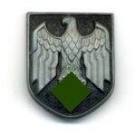Wehrmacht Heer Afrikakorps Adlerschild für den Tropenhelm