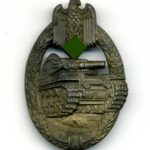 Panzerkampfabzeichen in Bronze, Hst. E. Ferdinand Wiedmann, Frankfurt