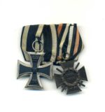 2er Ordensspange Eisernes Kreuz 2. Klasse 1914 (FLL), Ehrenkreuz für Frontkämpfer