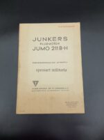 Junkers Flugmotor Jumo 211 B-H Lehrtafel, selten