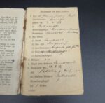 Pässe und Urkunde Sondershausen, Schwarzburg Verdienstmedialle, Inf. Rgt 369 – Bild 2