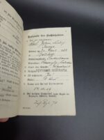 Pässe und Urkunde Sondershausen, Schwarzburg Verdienstmedialle, Inf. Rgt 369 – Bild 8