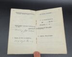 Pässe und Urkunde Sondershausen, Schwarzburg Verdienstmedialle, Inf. Rgt 369 – Bild 9
