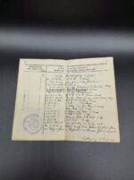 Pässe und Urkunde Sondershausen, Schwarzburg Verdienstmedialle, Inf. Rgt 369 – Bild 11