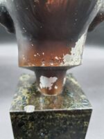 Bronze Büste Adolf Hitler Hst. W. Zoll – Bild 4