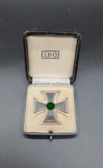 Eisernes Kreuz 1. Klasse 1939 im LDO Etui, Hst. „L55“ Wächtler & Lange, Mittweida