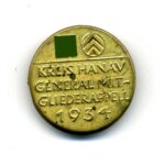 Abzeichen Kreis Hanau General Mitgliederappell 1934