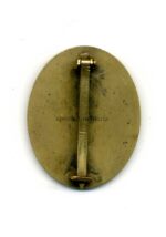Verwundetenabzeichen 1939 in Gold, Hst. 30 “Hauptmünzamt Wien” breite Nadel – Bild 2