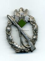 Infanterie Sturmabzeichen in Silber, Hst. (Eugen Schmidhäussler, Pforzheim)
