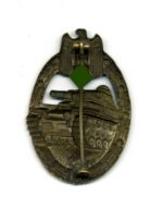 Panzerkampfabzeichen in Bronze Hersteller „Karl Wurster, Markneukirchen“ selten – Bild 2