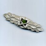 Nahkampfspange in Silber, Hst. Rudolf Souval, Wien