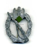 Wehrmacht Heer Infanterie-Sturmabzeichen in Silber, Hst. L/10 (Deschler & Sohn, München)